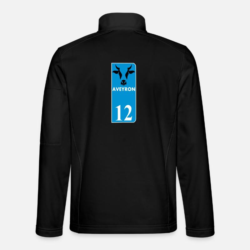 Aveyron - Unisex Softshelljacke - Schwarz