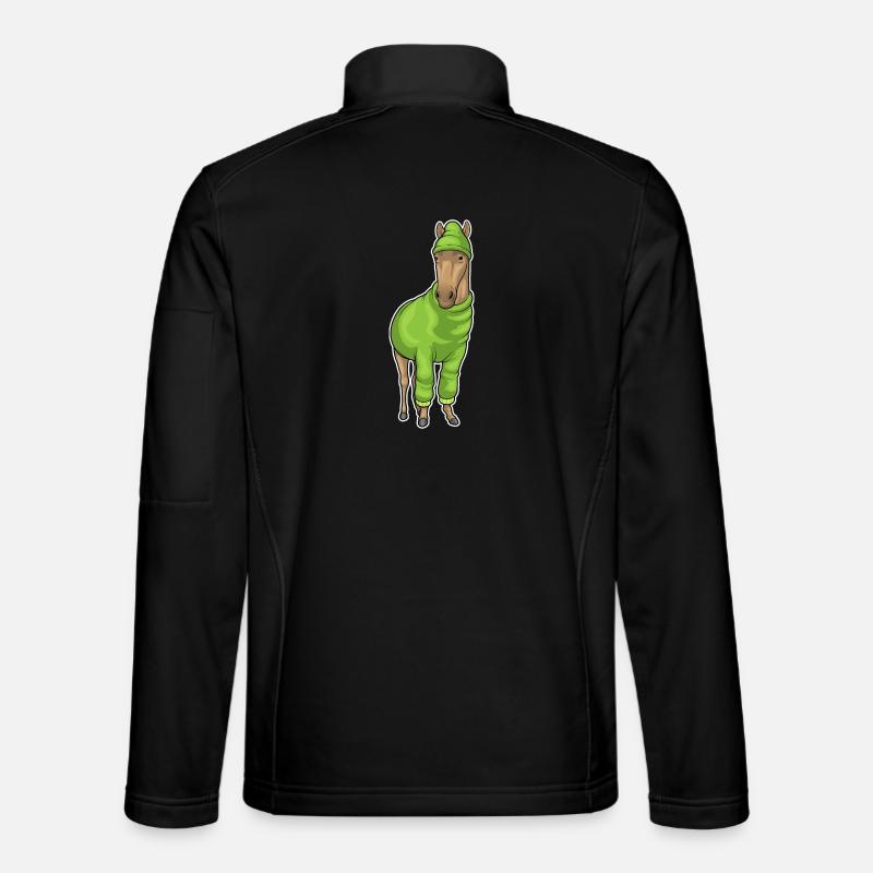 Horse Winter Hat Unisex Softshell Jacket