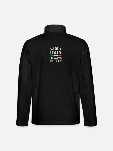 Made in Italy - Unisex Softshell Jacket - black