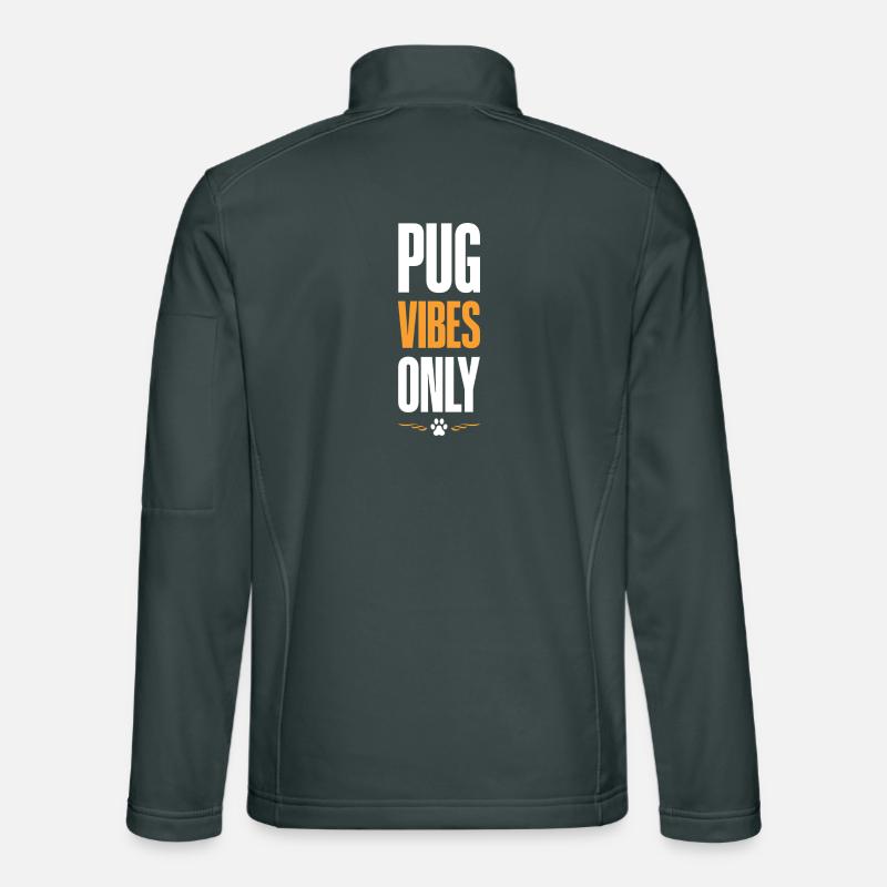 Pug Vibes uniquement Veste en tissu softshell Unisexe