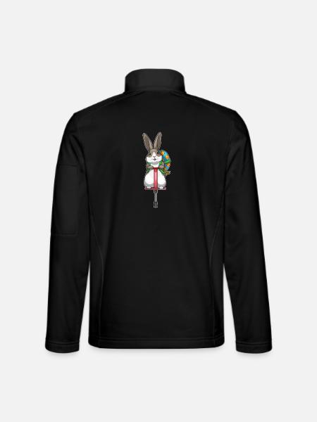 Bunny Easter Fitness - Veste en tissu softshell Unisexe - noir