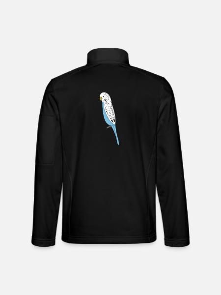 budgerigar - Unisex Softshell Jacket - black