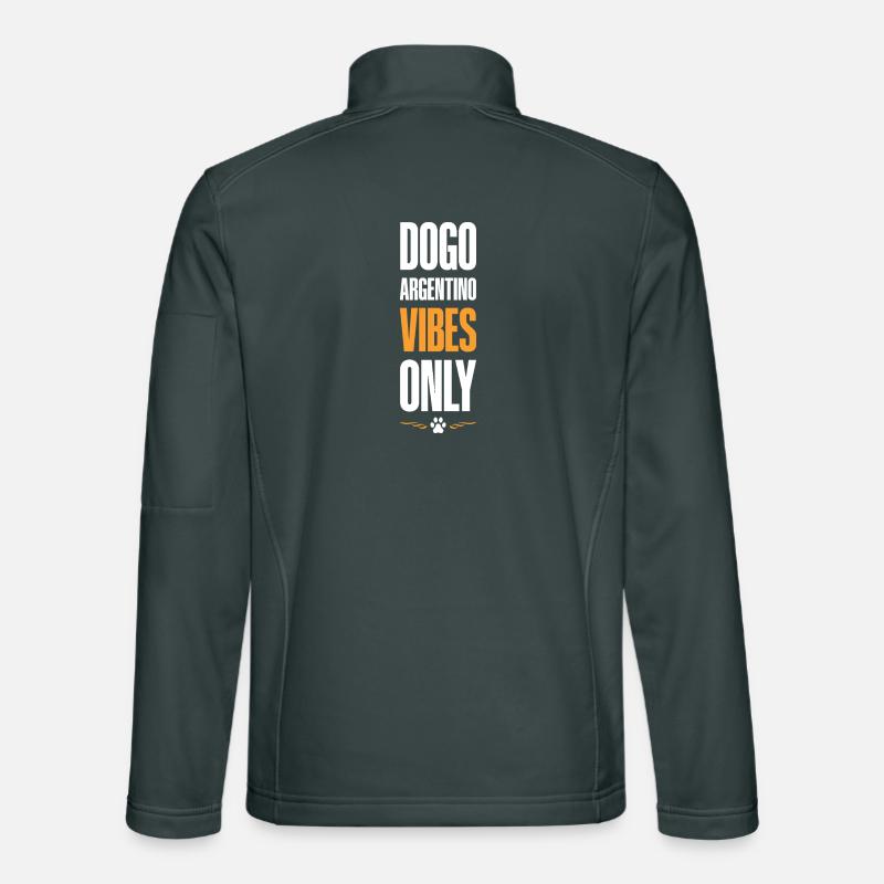 Dogo Argentino Vibes Only Unisex Softshell Jacket