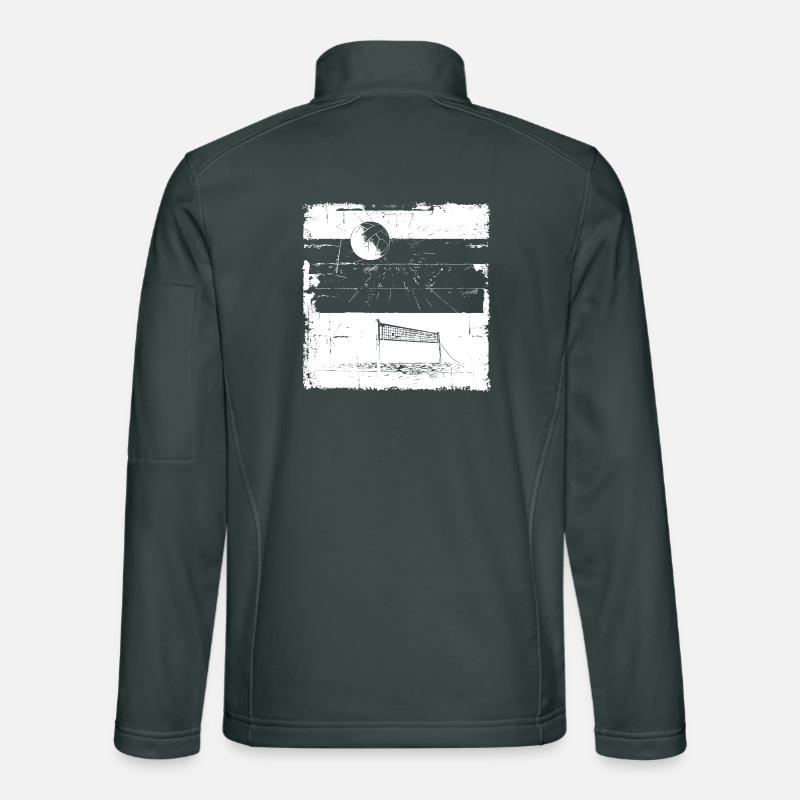 Volleyball Sketch Unisex Softshell Jacket