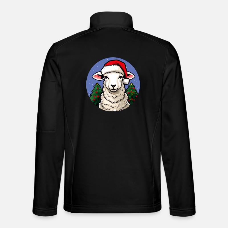 Sheep Christmas Unisex Softshell Jacket
