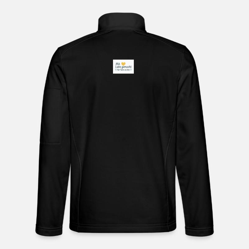 For animals in need - Unisex Softshell Jacket - black