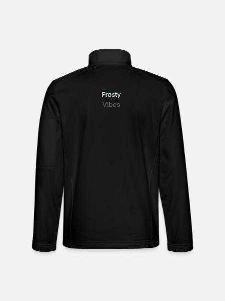 Frosty Vibes - Unisex Softshelljacke - Schwarz