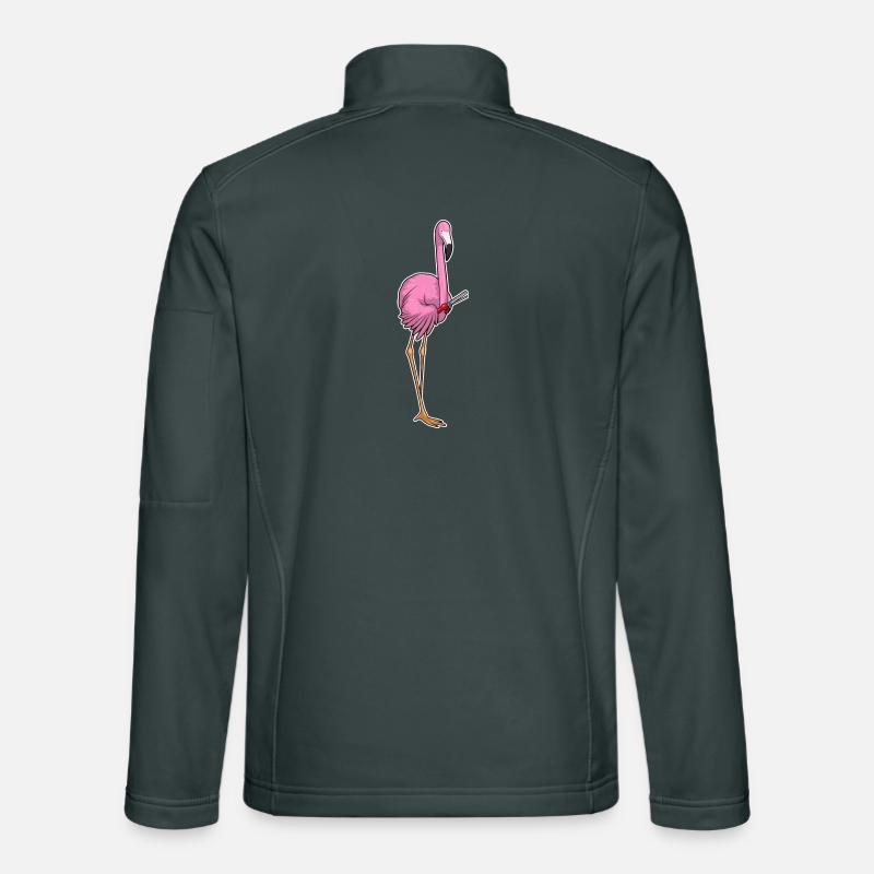 Flamingo Coiffeur Pince à cheveux Veste en tissu softshell Unisexe