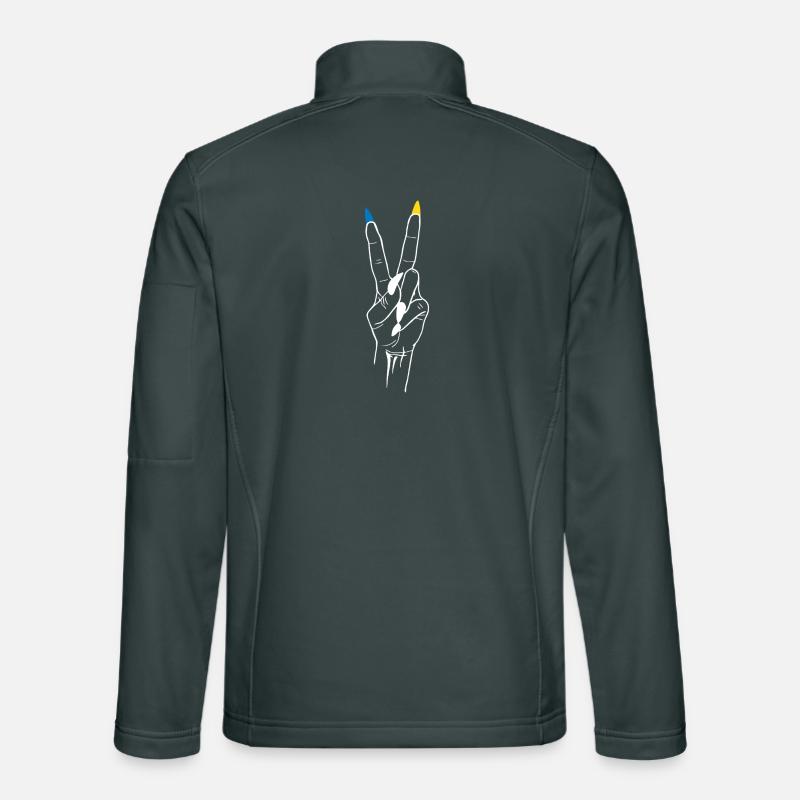 Frieden Ukraine Sieg Unisex Softshelljacke