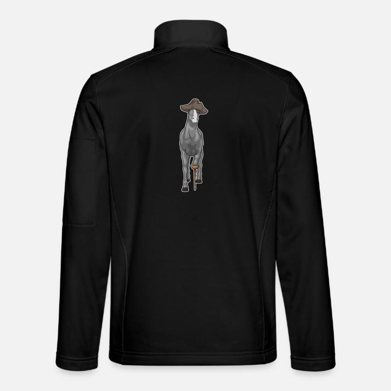 Pferd Pirat Holzbein Unisex Softshelljacke