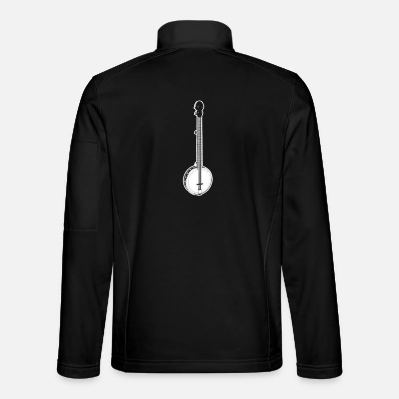 Banjo Country Musik - Unisex Softshelljacke - Schwarz