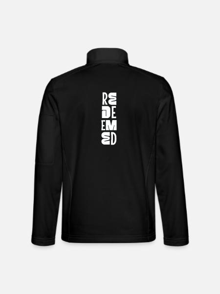 Be Still And Know Psalm 46:10 Christlicher Glaube - Unisex Softshelljacke - Schwarz - Hinten
