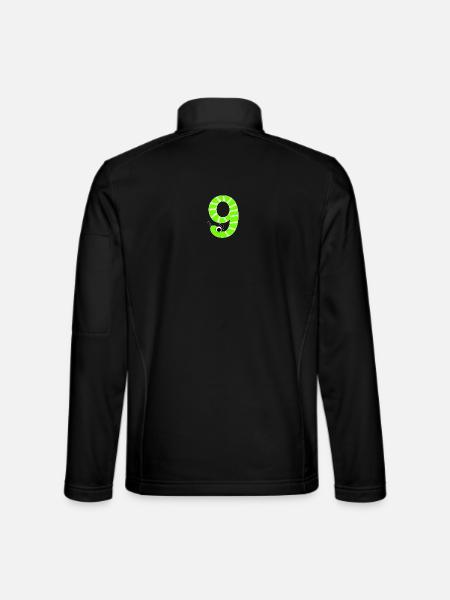 Number 9 Snake Kids - Unisex Softshell Jacket - black