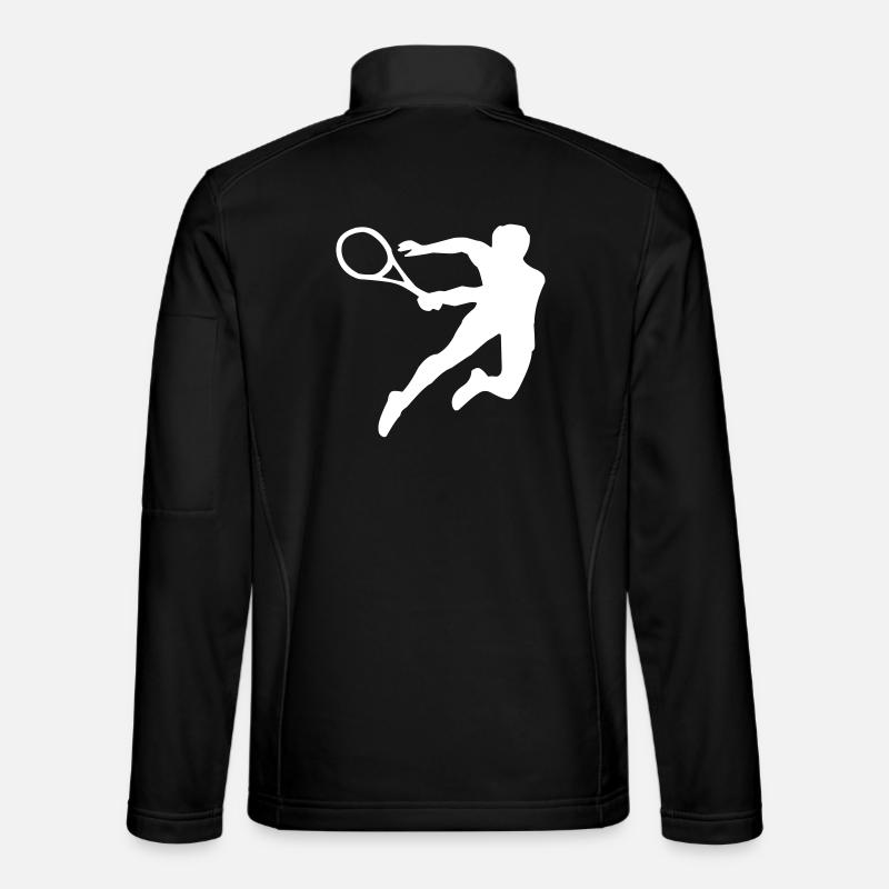 tennis - Unisex Softshell Jacket - black