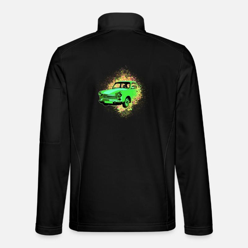 Psychedelic Trabi DDR Pappe | Kultauto Unisex Softshelljacke