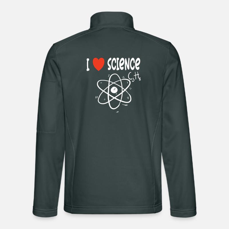 Ich liebe Wissenschaft Unisex Softshelljacke