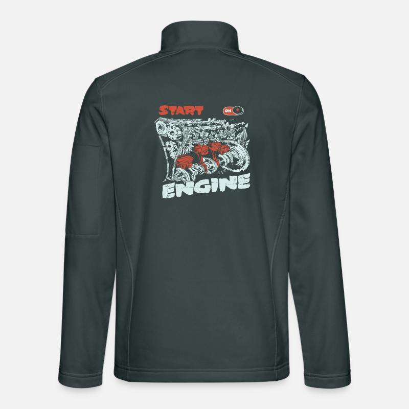 Starte den Motor Unisex Softshelljacke