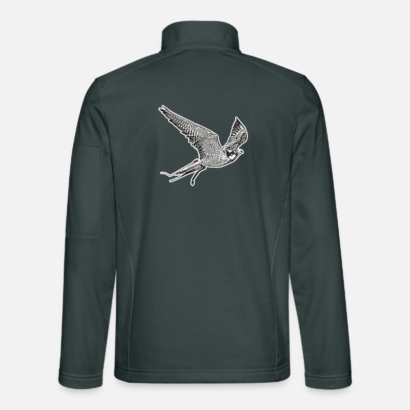 Falcon in flight Unisex Softshell Jacket