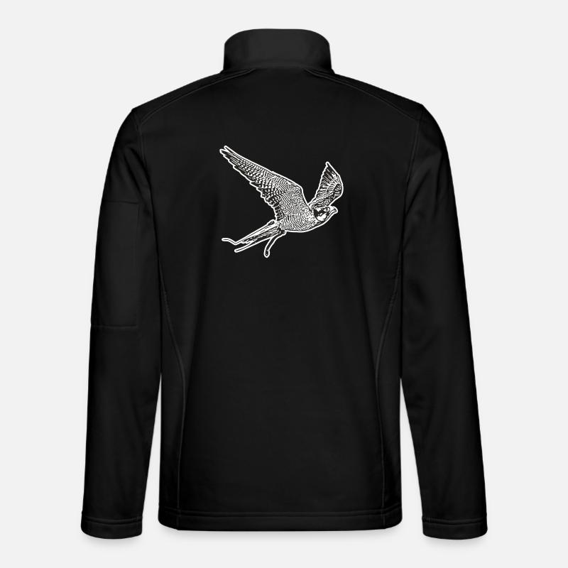 Faucon en vol Veste en tissu softshell Unisexe
