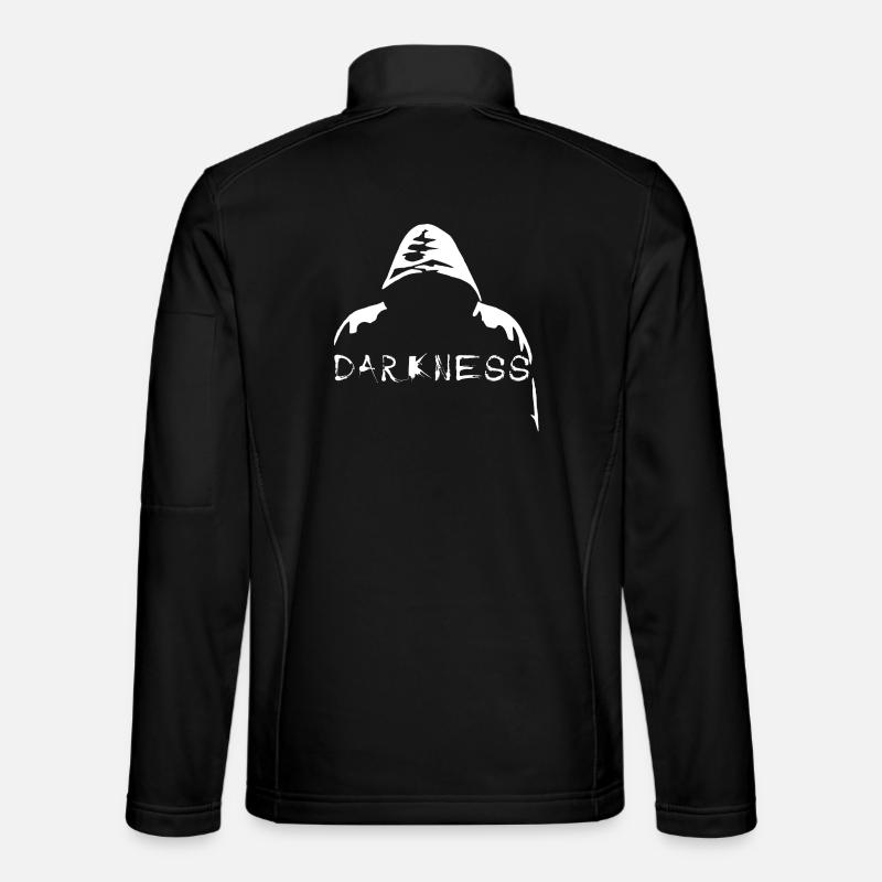 Dunkelheit - Unisex Softshelljacke - Schwarz
