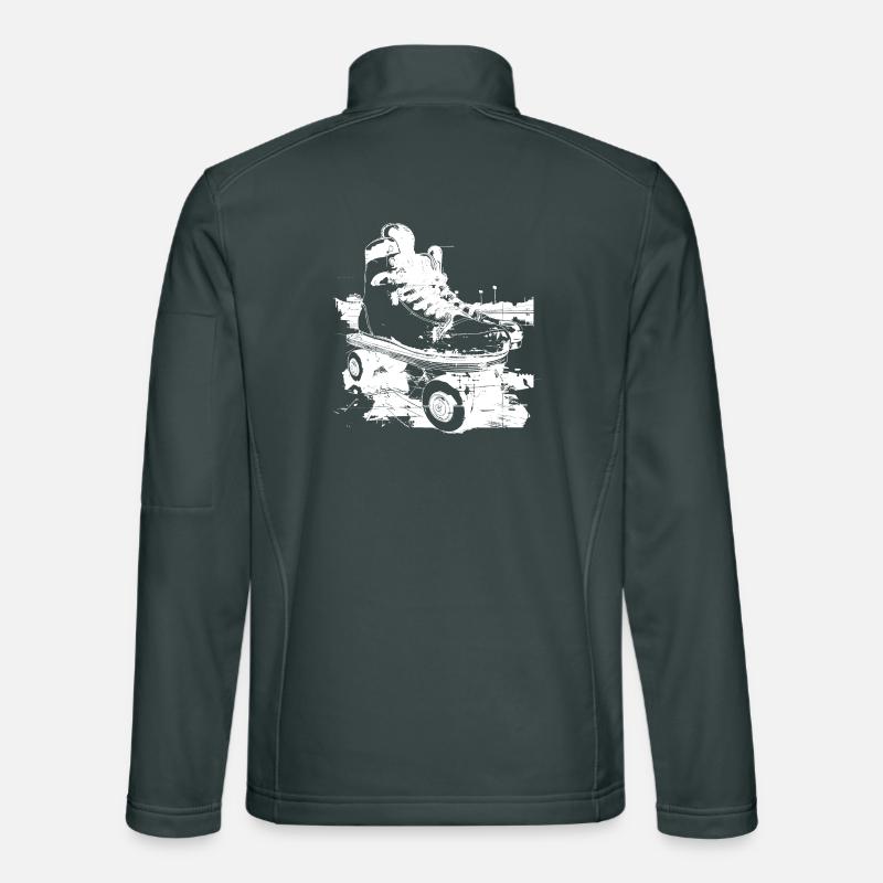 Roller Skates Graphic Unisex Softshell Jacket