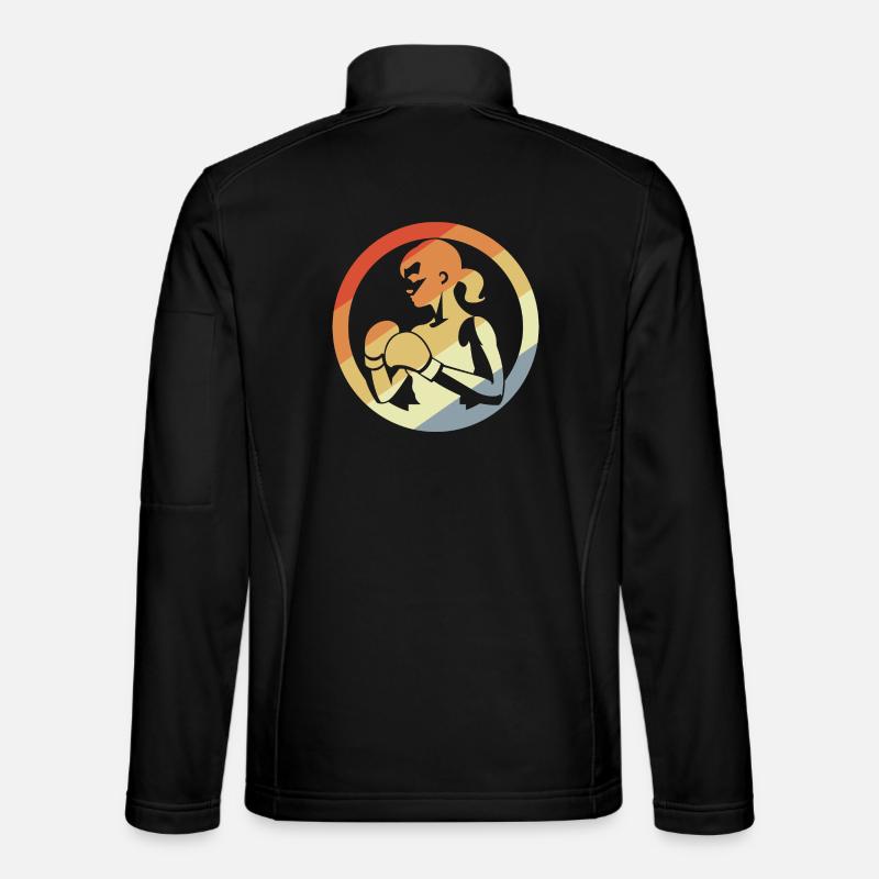 Retro Boxerin Unisex Softshelljacke
