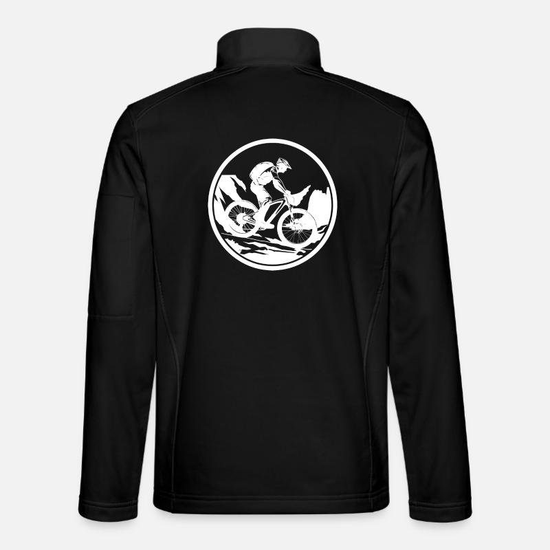 Radfahrer - Unisex Softshelljacke - Schwarz