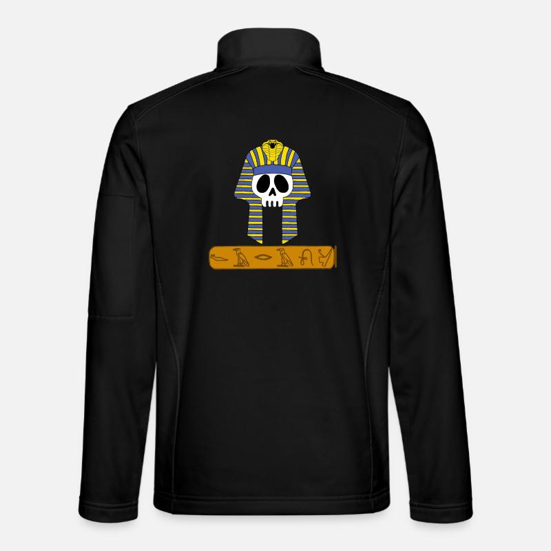 Schädel des Pharaos - Unisex Softshelljacke - Schwarz
