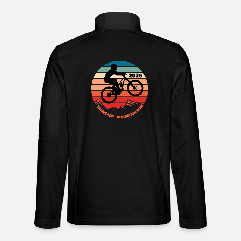 Transalp 2026 with mountain bike Unisex Softshell Jacket