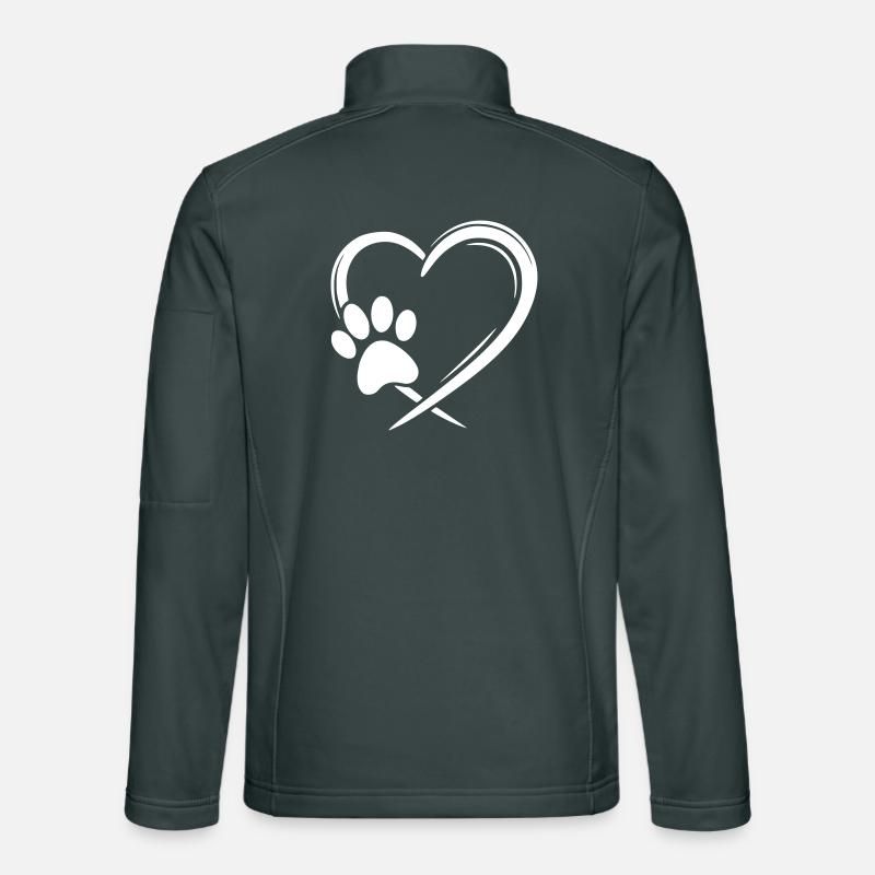 Patte Coeur Veste en tissu softshell Unisexe