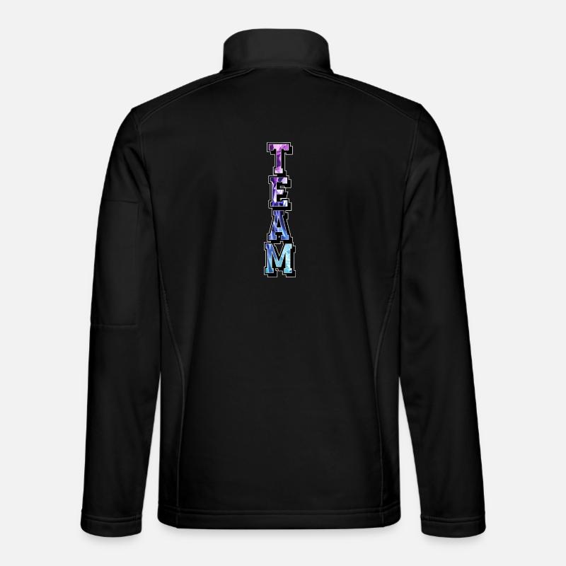 Équipe - Veste en tissu softshell Unisexe - noir