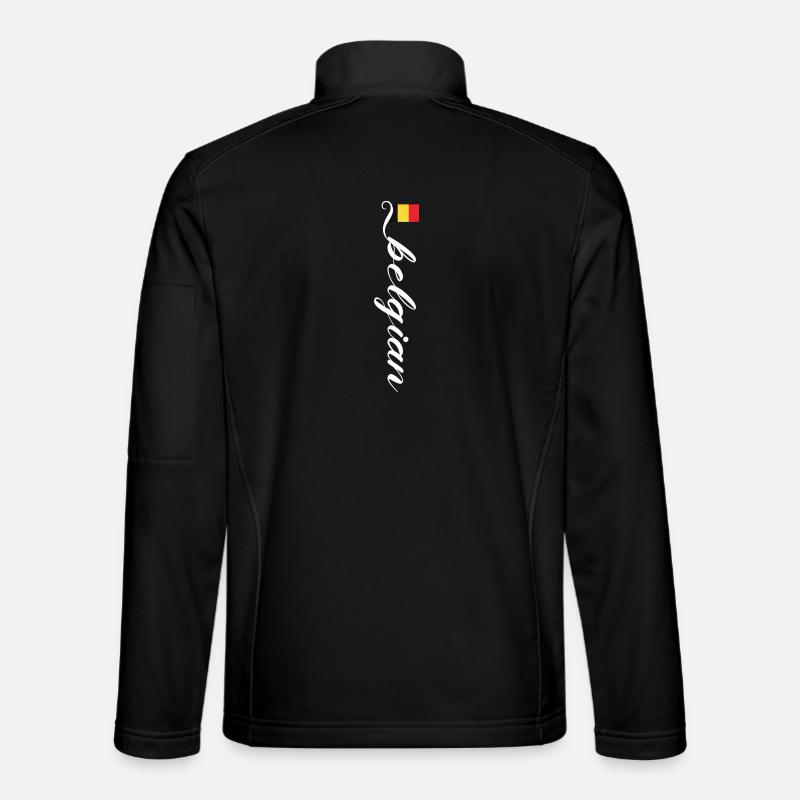 Belgien - Unisex Softshelljacke - Schwarz
