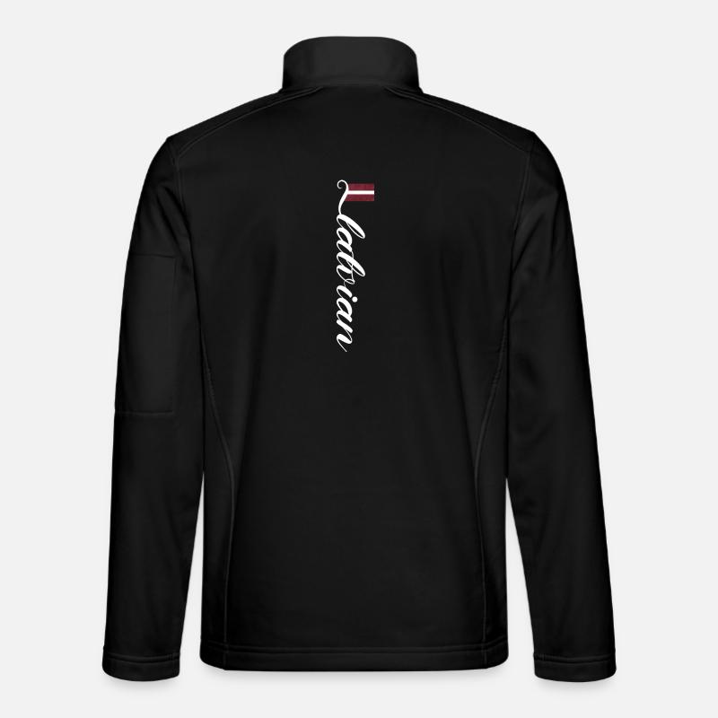Litauen - Unisex Softshelljacke - Schwarz