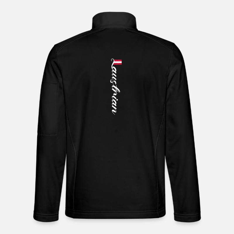 Österreich - Unisex Softshelljacke - Schwarz