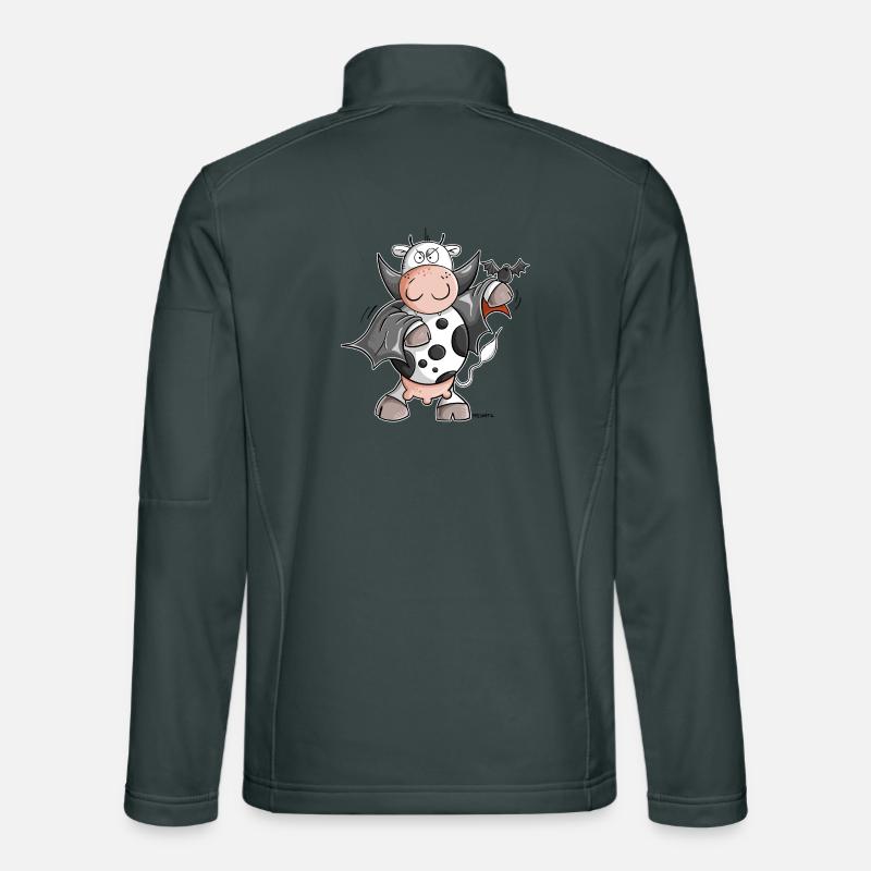 Dracula Cow I Vampire Fun Unisex Softshell Jacket