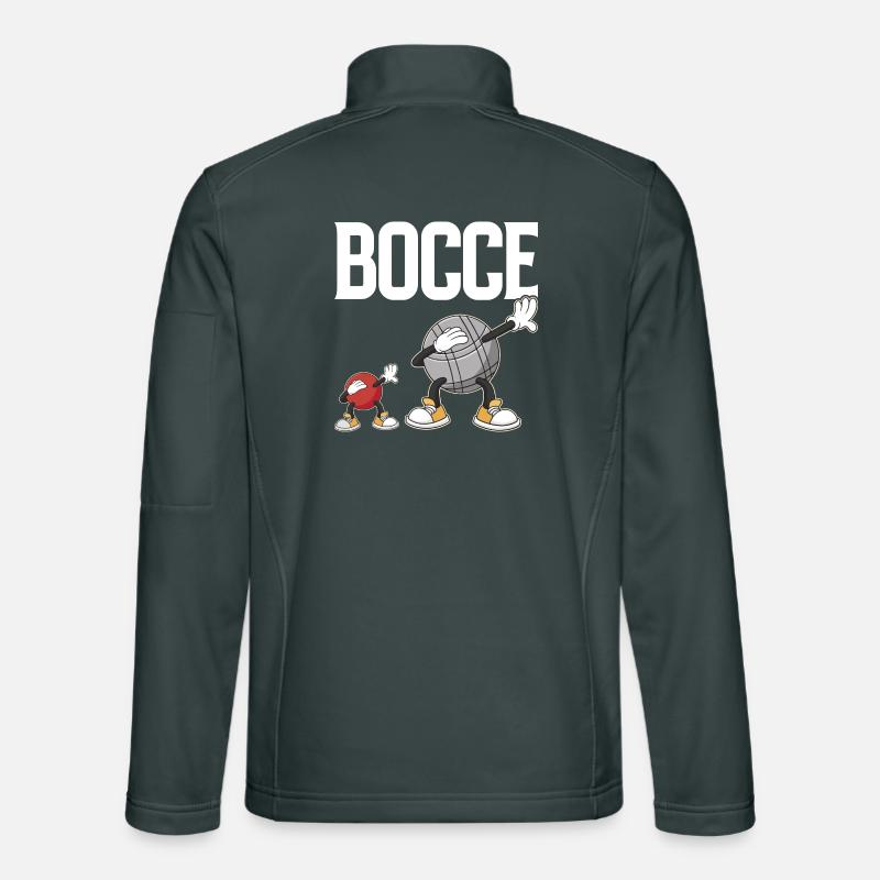 Dabbing Bocce Ball mit Jack Bocci Dab Game Bocce Unisex Softshelljacke