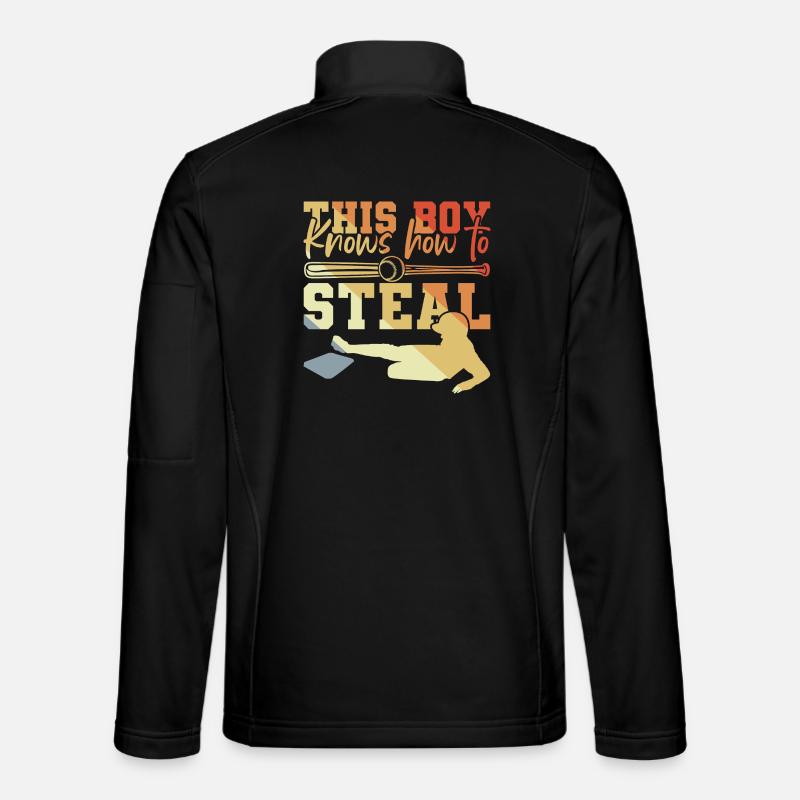 This boy knows how to play - Unisex Softshell Jacket - black