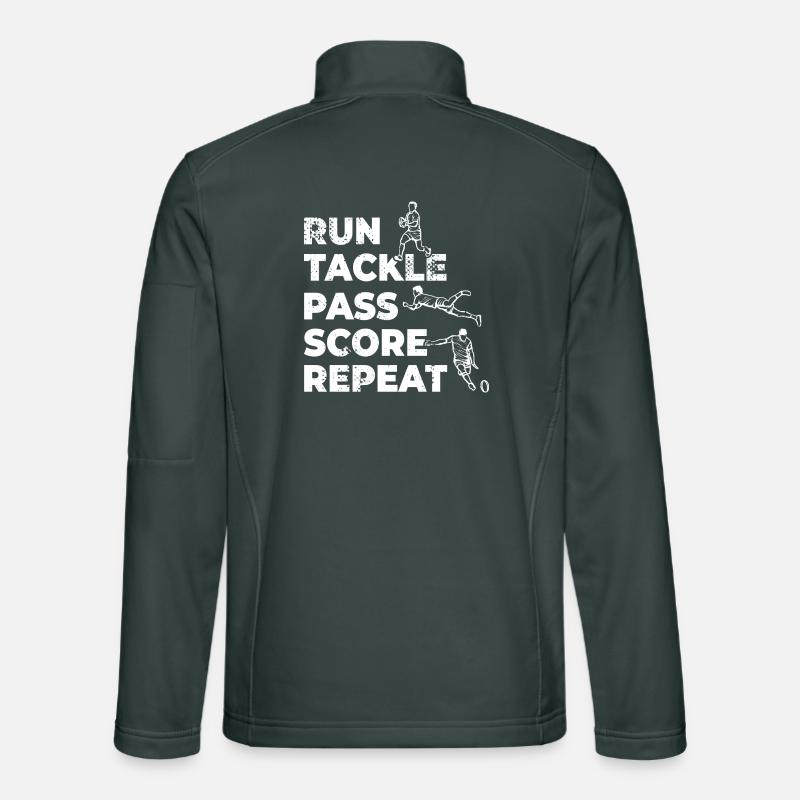 Horaire des joueurs de rugby Veste en tissu softshell Unisexe