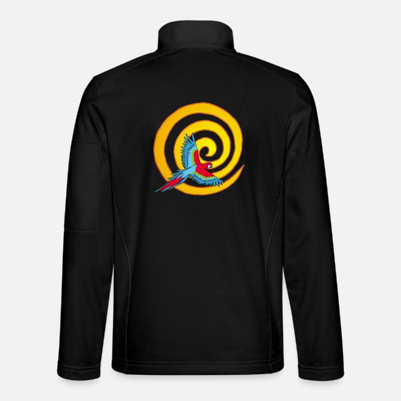 The bird and the sun - Unisex Softshell Jacket - black