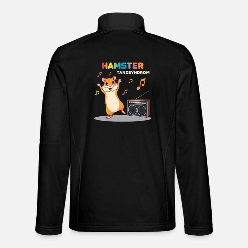 Hamster Tanzsyndrom - Unisex Softshelljacke - Schwarz