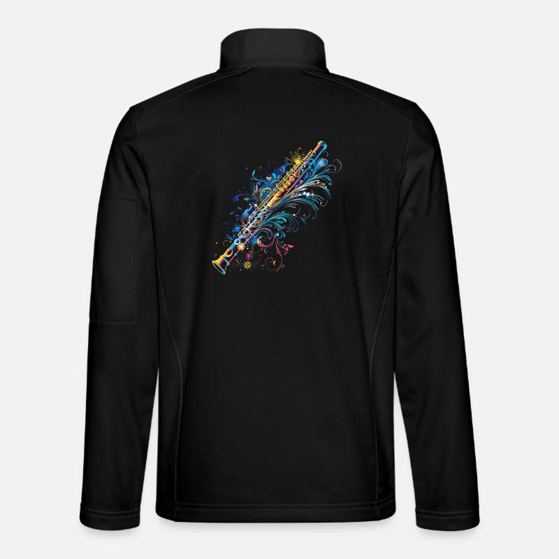 Flöten Comic Unisex Softshelljacke