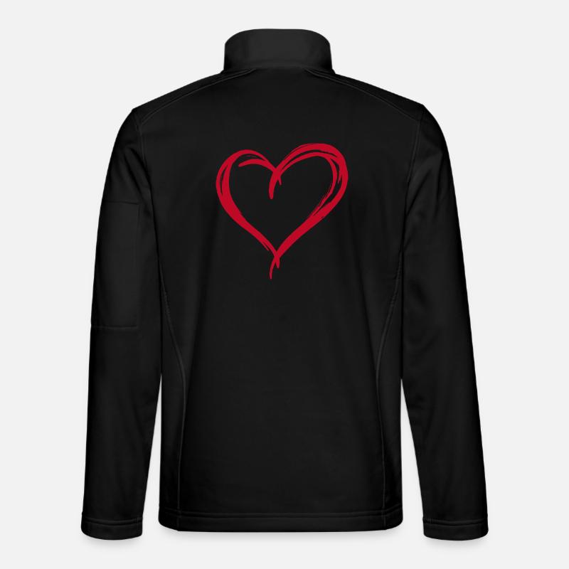 Heart Unisex Softshell Jacket