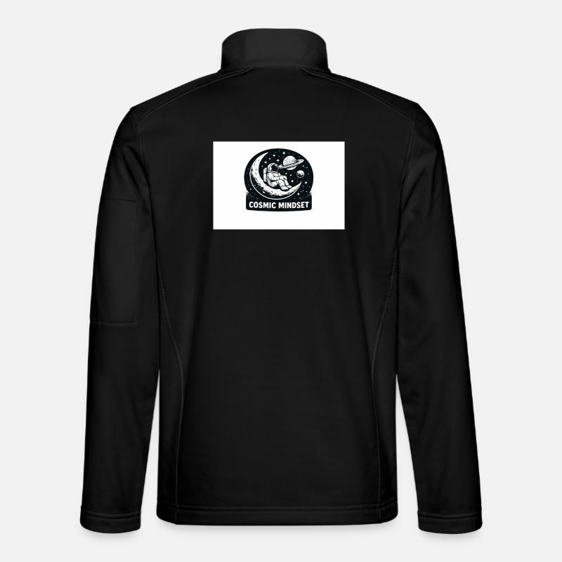 Cosmic Mindset - Unisex Softshell Jacket - black