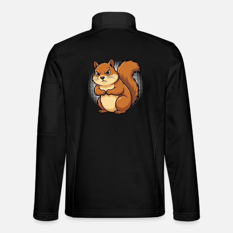 Squirrel Squirrel Squirrel Lover Rodent - Unisex Softshell Jacket - black