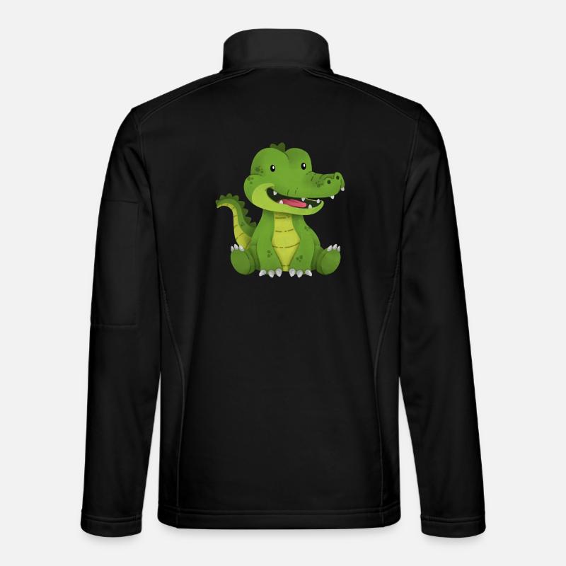 crocodile - Unisex Softshell Jacket - black