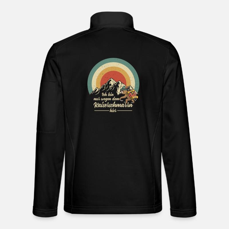 Wandern Kaiserschmarrn  - Unisex Softshelljacke - Schwarz