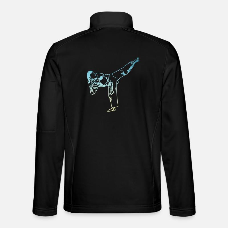 Fille de karaté - Veste en tissu softshell Unisexe - noir