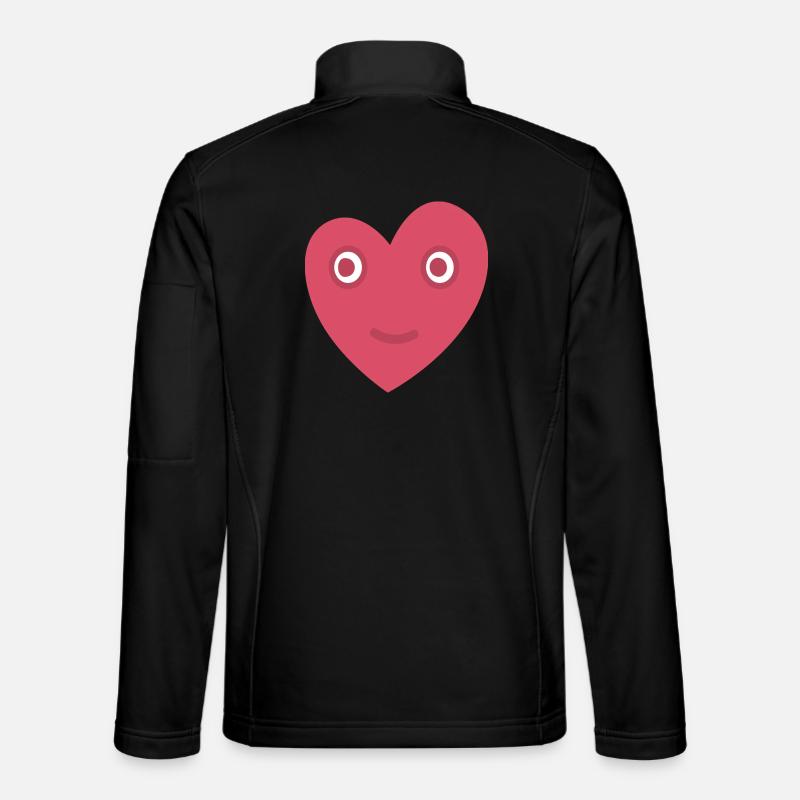 Heart Eyes - Unisex Softshell Jacket - black