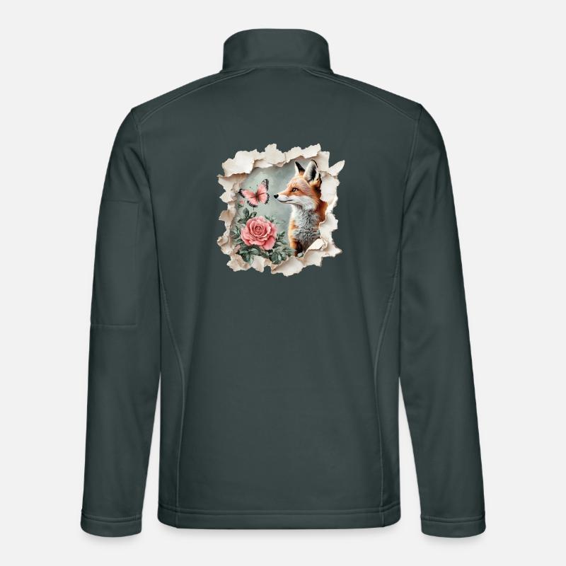 Renard Vintage Veste en tissu softshell Unisexe