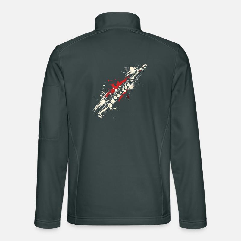 Flute Graffiti Unisex Softshell Jacket